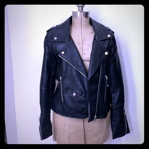 Blank NYC Leather Moto Jacket